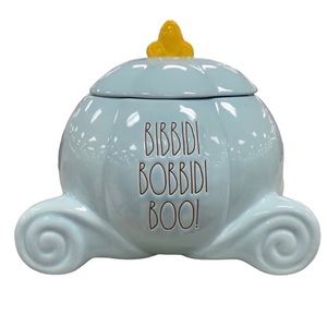Rae Dunn Bibbidi Bobbidi Boo Cinderella Coach Canister Cookie Jar Disney
